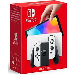 Console Nintendo Switch (modèle OLED) - Écran 7 pouces - avec un Joy-Con Blanc