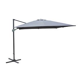 Parasol déporté 3 x 4 m gris