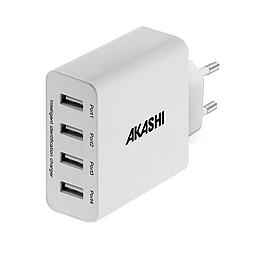 Chargeur secteur prise murale avec 4 ports usb