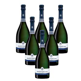 6 champagnes Bleu brut BESSERAT DE BELLEFON