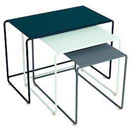 Trio de tables basses gigognes FERMOB