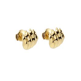 Boucles d'oreilles en vermeil or 24 carats CHRISTOPHE