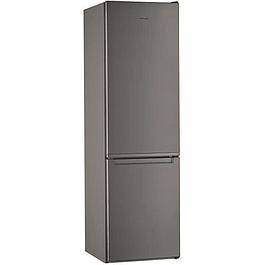 Réfrigérateur congélateur bas - WHIRLPOOL - 372 L (261 + 111) - Froid statique - Inox