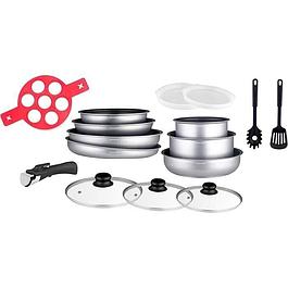 Batterie de cuisine - Arthur Martin -  16 pieces - Tous feux dont induction