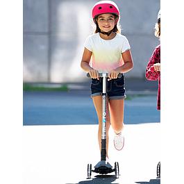 Trottinette pliable 3 roues - MICRO-MOBILITY - Enfant 5 à 12 ans - Gris Volcan