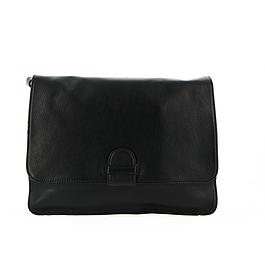 Sac porté croisé - LA BAGAGERIE - Cuir - Noir