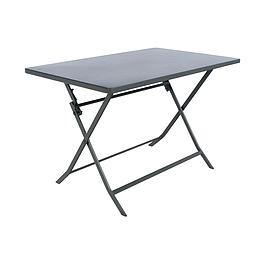 Table rectangulaire pliante graphite 4 personnes - HESPERIDE