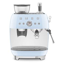 Machine à café expresso avec broyeur bleu- SMEG