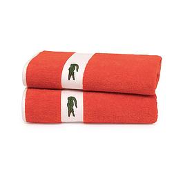 Lot de 2 draps de bain - LACOSTE