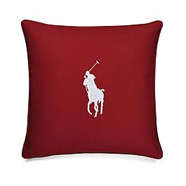 Housse de coussin 50x50 rouge - RALPH LAUREN