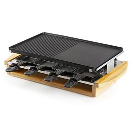 Raclette grill bambou