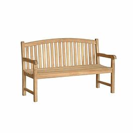 Banc de jardin en teck massif 150 cm