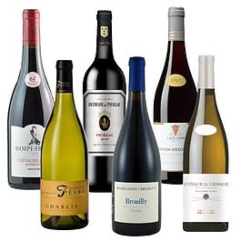 Coffret 36 bouteilles vins rouge et blanc