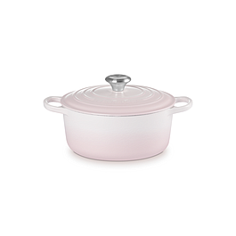 Cocotte en fonte émaillée ronde - LE CREUSET - 24 cm - Rose