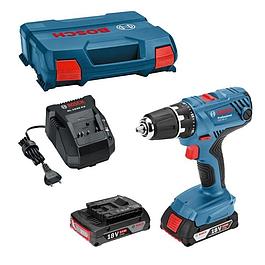 Perceuse à percussion - Bosch Professional - 18V- 21 + 2 batteries 2,0Ah + Chargeur