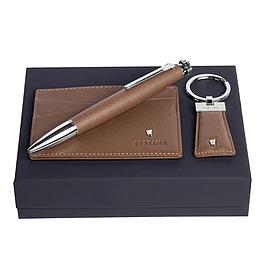 Trio stylo, porte-cartes et porte-clés FESTINA