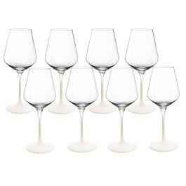 Set 8 verres vin rouge et blanc VILLEROY & BOCH