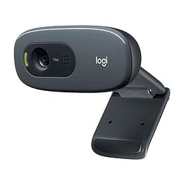 Webcam - 720p - LOGITECH - Microphone intégré - Noir