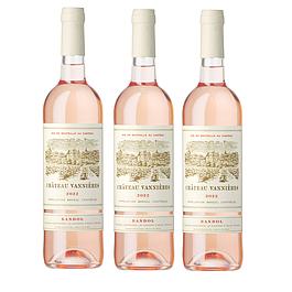 3 Bandol Rosé Château Vannières 2022/23