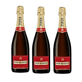 3 champagnes Piper Heidsieck cuvée Brut