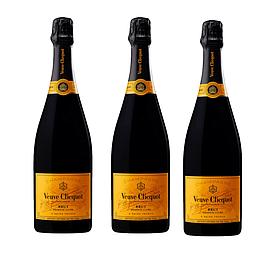 3 champagnes Veuve Clicquot Cuvée Réservée