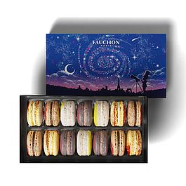 Coffret 14 macarons spécial Noël FAUCHON