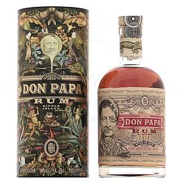 1 vieux rhum Don Papa 7 ans, 40%, 70 cl, en étui