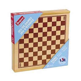 Coffret Jeux de Dames et Echecs - JEUJURA