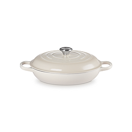 FAITOUT ROND EN FONTE ÉMAILLÉE 30 CM - LE CREUSET -SABLE