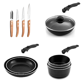 Batterie de cuisine - CUISINOX - 14 pièces