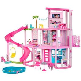 Barbie-Maison de Reve-Maison de poupée 3 niveaux, piscine et toboggan