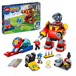 LEGO Sonic the Hedgehog - Sonic contre le Death Egg Robot du Dr. Eggman, Jouet pour Enfants, avec 6 Personnages