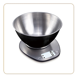 BALANCE DE CUISINE INOX - BOL 1,5 L