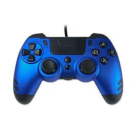 Manette filaire Steelplay Slim Pack pour PS4 PS3 et PC Bleu