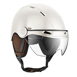 Casque avec visière - crème taille M