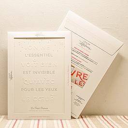 Affiche Letterpress Petit Prince