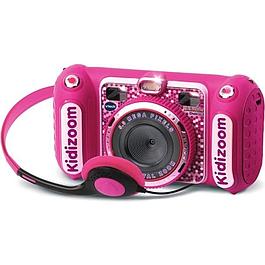 Appareil photo enfant - VTECH - Kidizoom Duo DX Rose - 75 filtres dynamiques - 5 jeux en réalité augmentée