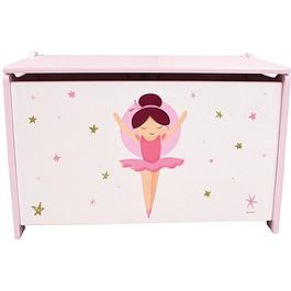 Coffret à jouets en bois - danseuse ballerine