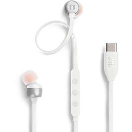 Ecouteurs filaires JBL - USB-C - Blanc