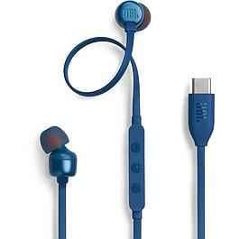 Ecouteurs filaires JBL - USB-C - Bleu