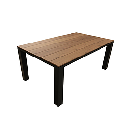 Table rectangulaire de jardin