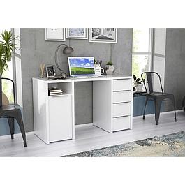 BUREAU BLANC AVEC TIROIRS