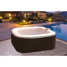 SPA GONFLABLE CARRÉ LAMINÉ 4 PERSONNES - 1,57 x 0,67 m