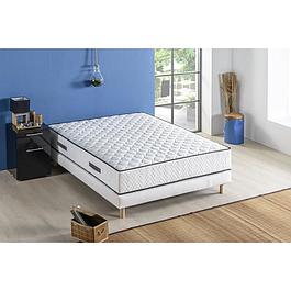 LIT COMPLET MATELAS ET SOMMIER RESSORTS 140 X 190 CM