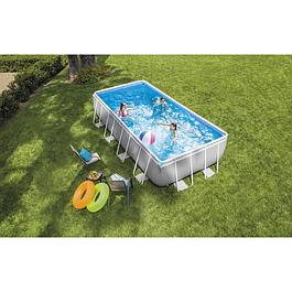 ENSEMBLE PISCINE -  INTEX - RECTANGULAIRE - 487,68 x 243,84 x 106,68 CM