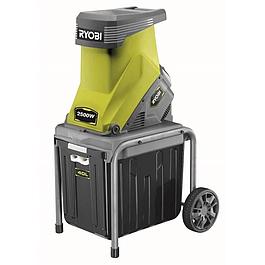 BROYEUR DE VÉGÉTAUX - RYOBI - 2 500 W - PORTE-COUTEAUX - BAC 40L