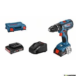 PERCEUSE À PERCUSSION - BOSCH PROFESSIONAL - + 2 BATTERIES 2,0 Ah + CHARGEUR GAL 18V-20 + L - CASE